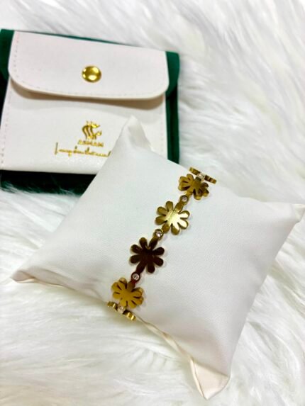 ASMAM Golden Flower Bangle
